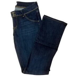 Hudson Beth Baby Bootcut Dark Wash Mid Rise Stretch Denim Size 28